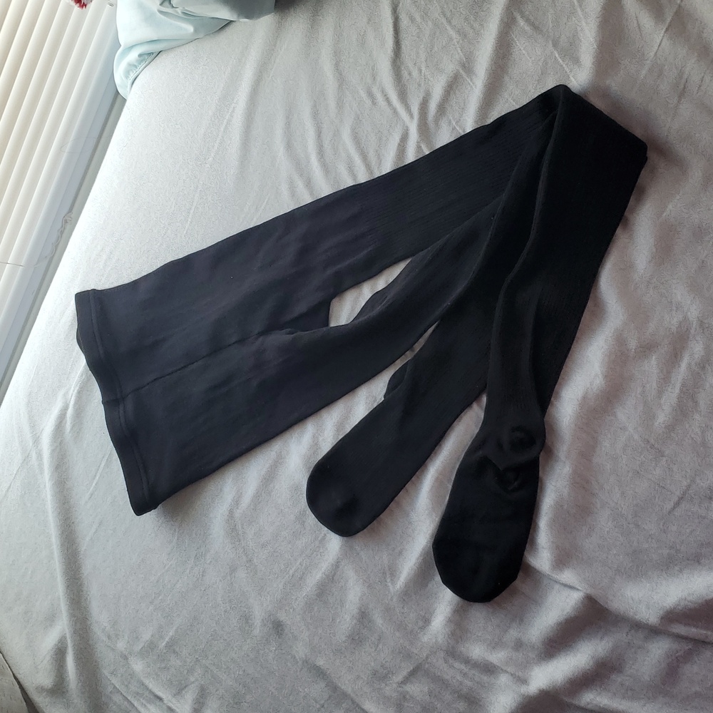 Uniqlo Black Heattech Tights